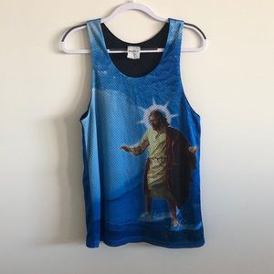 Recalled one of a kind Jesus surf boarding tee